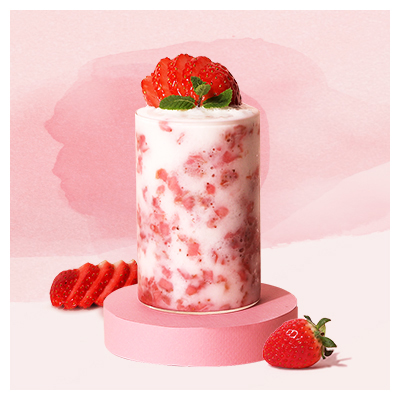 Strawberry Yogurt Ice Blended